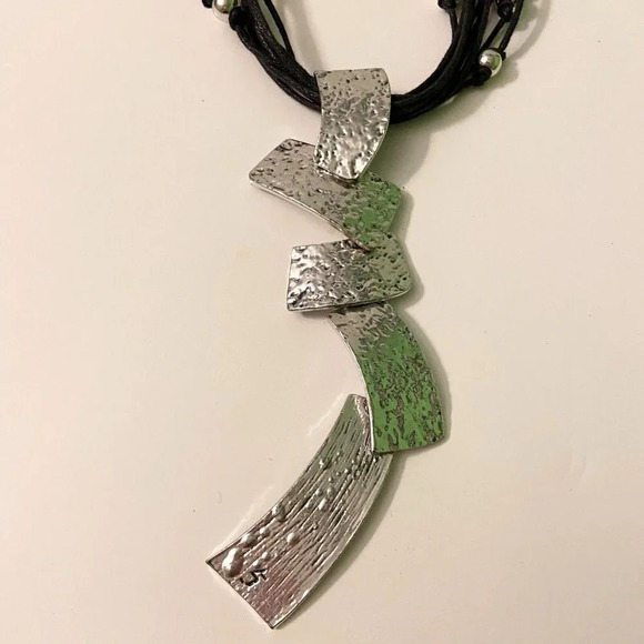 Fashion Necklace Multi Row Layered 24 Inch Statement Piece Necklace - Picture 9 of 12